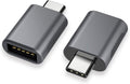 USB-C to USB 3.0 Adapter (2-Pack), Thunderbolt 4/3 to USB Female OTG for Macbook 2025, Ipad 2025, Samsung, More Type-C Devices