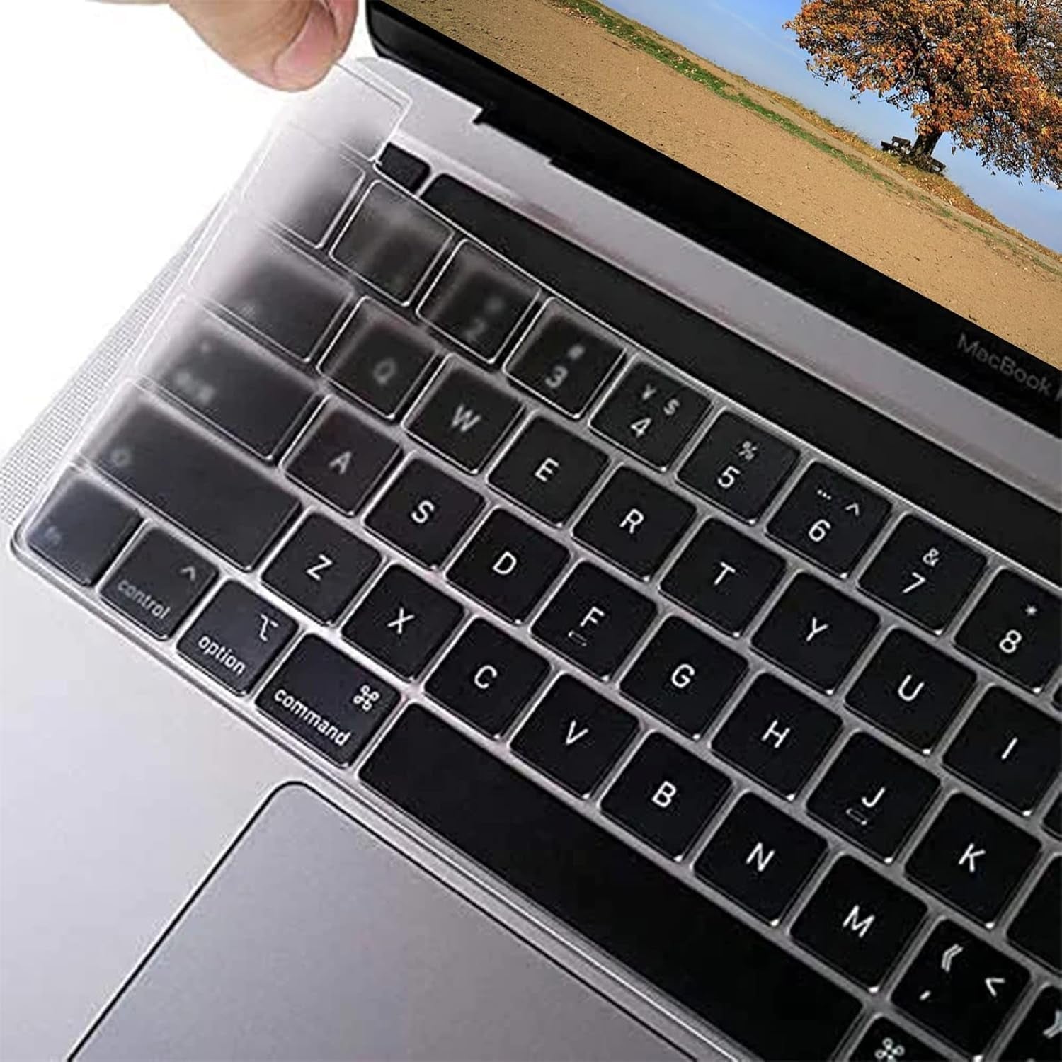Ultra Thin Clear Keyboard Cover for 2020-2024 New Macbook Pro 13 Inch Model A2338 M2 M1 A2289 A2251 & 2020 2019 Macbook Pro 16 Inch Model A2141 with Touch Bar & Touch ID Keyboard Skin Protector Cover